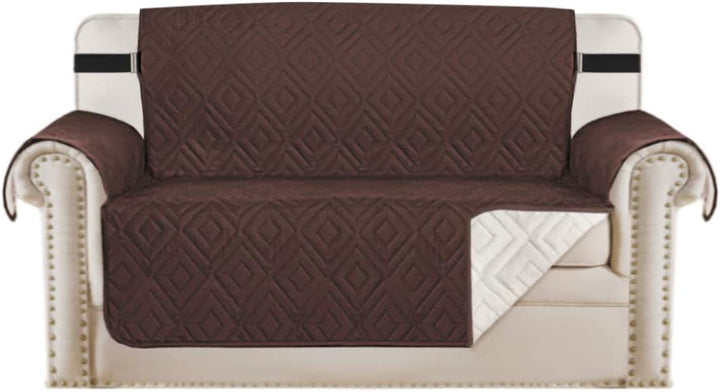 Futon protected by a gray waterproof cover, illustrating its role in maintaining furniture condition.