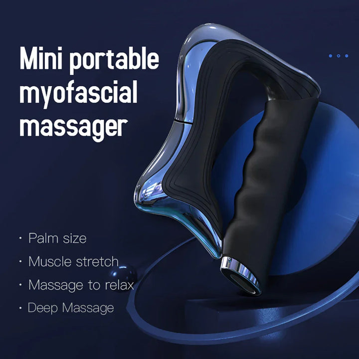 Portable electric fascia massage tool & muscle stimulator for pain relief and recovery