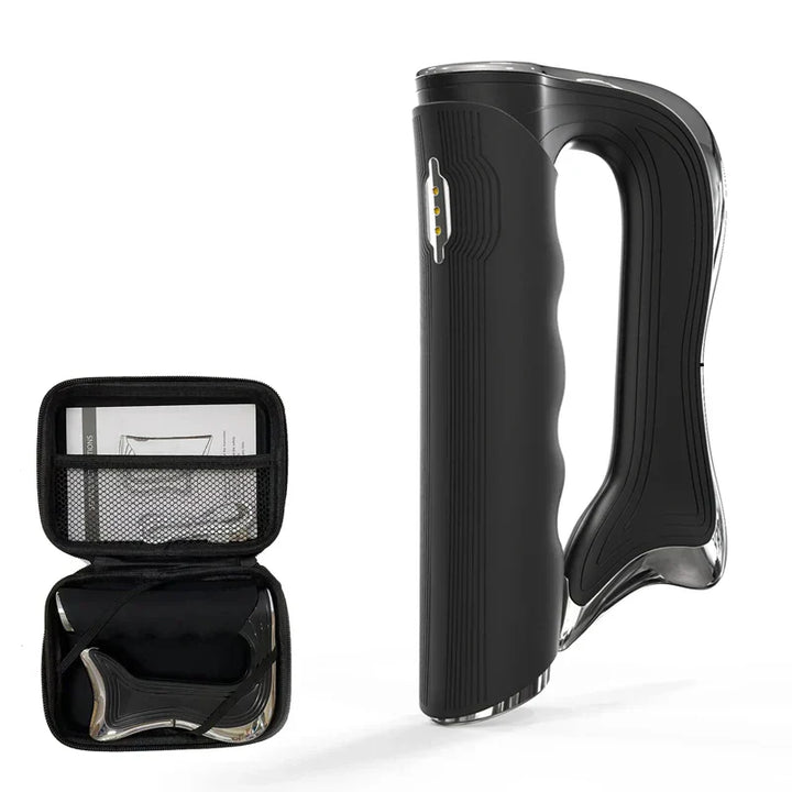 Reviva muscle stimulator and fascia massage blade, a portable pain relief device