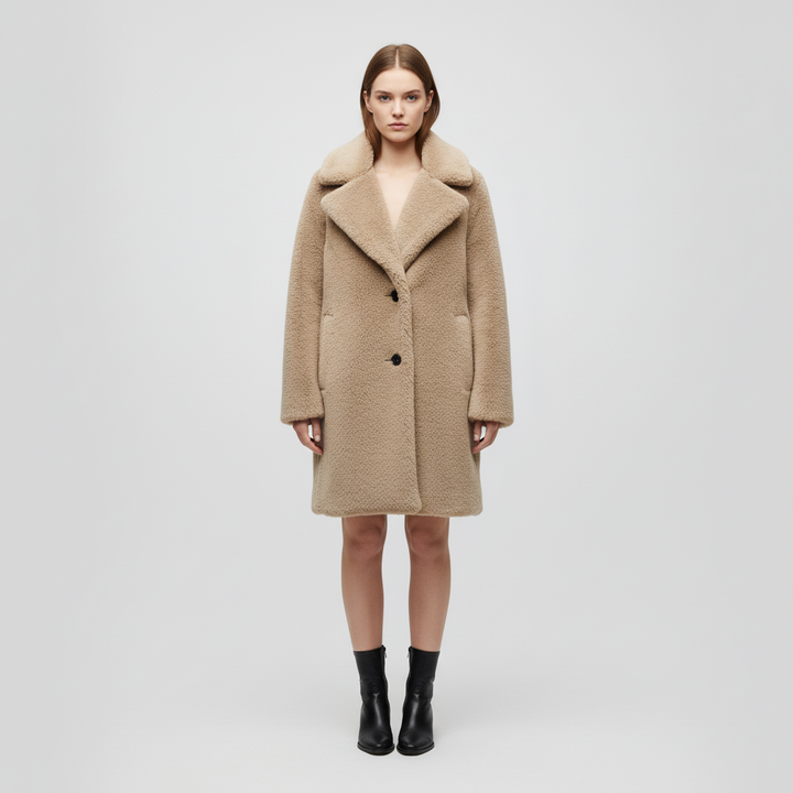 Women's Rita teddy coat, soft plush jacket for extreme winter warmth and style