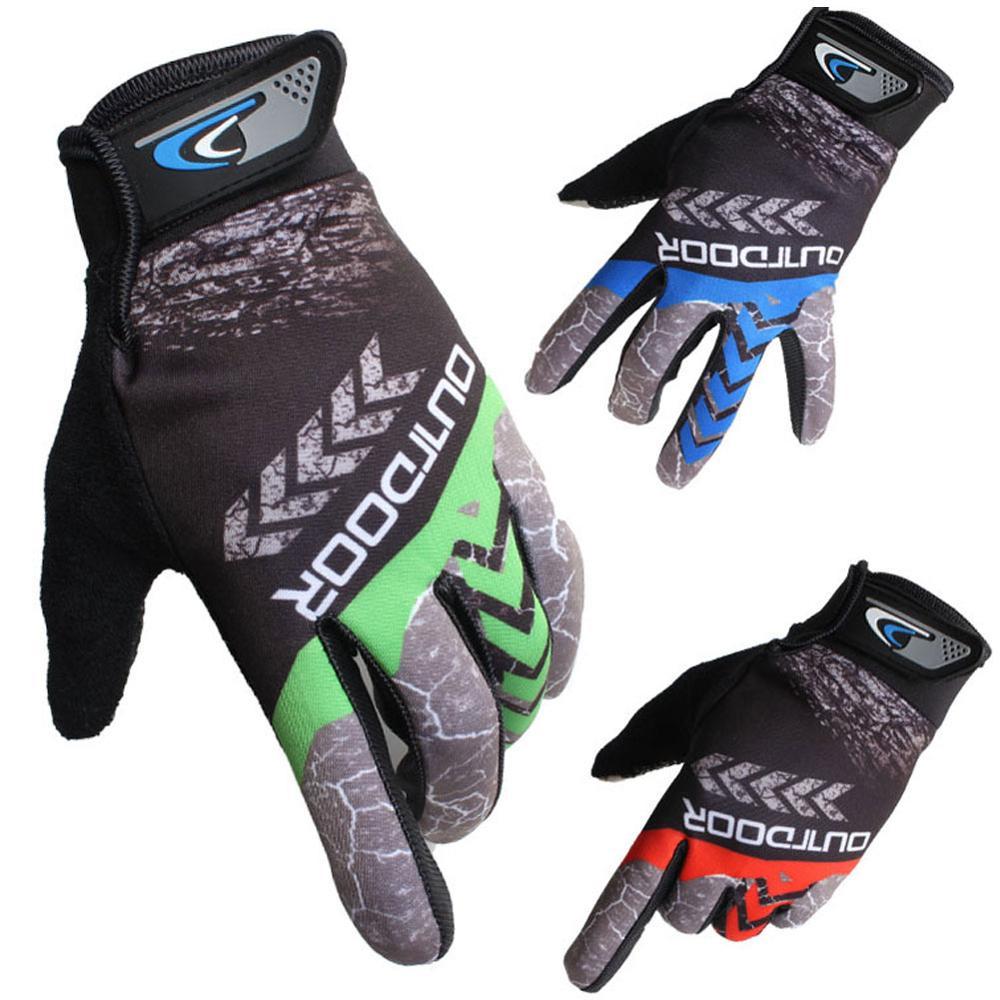 Rivaro unisex breathable waterproof cycling gloves in black with grip palm, ideal for bike rides