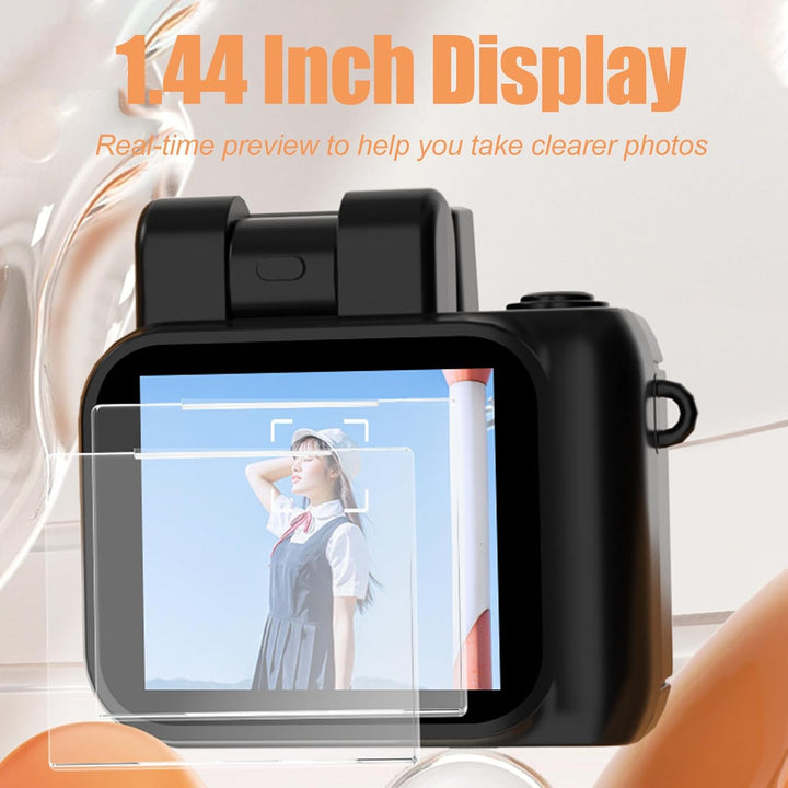 Stylish retro digital camera keychain, capturing a moment, compact and travel-friendly