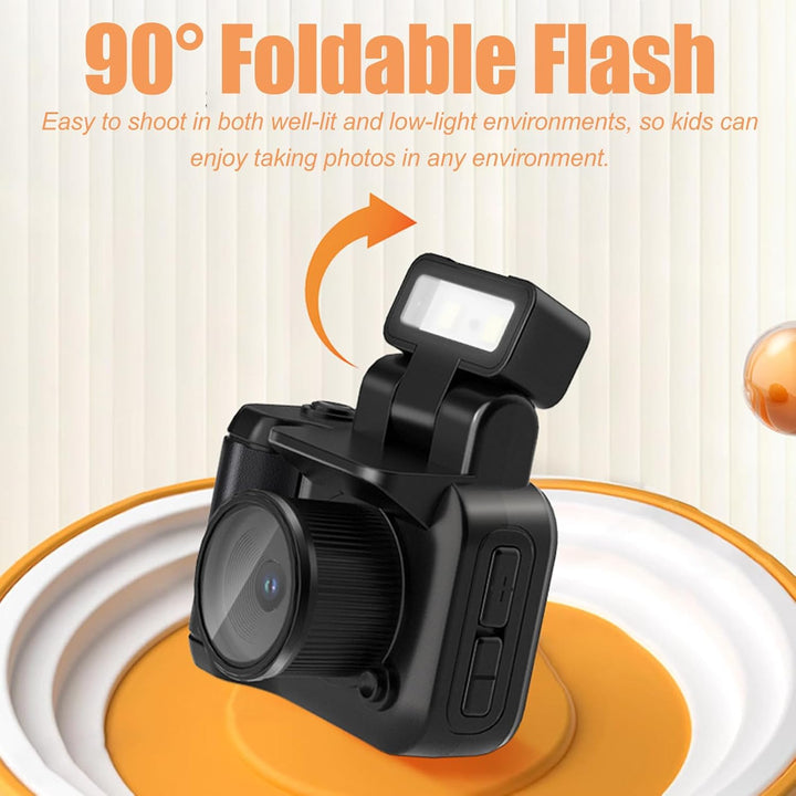 Rivoma mini photo camera, 1080P high-definition, retro design for vintage gadget lovers