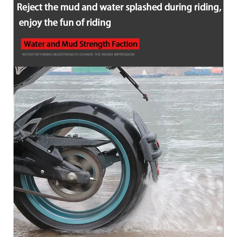 RoadGuard motorcycle upgrade: rear mudguard fender with carbon look & reflector
