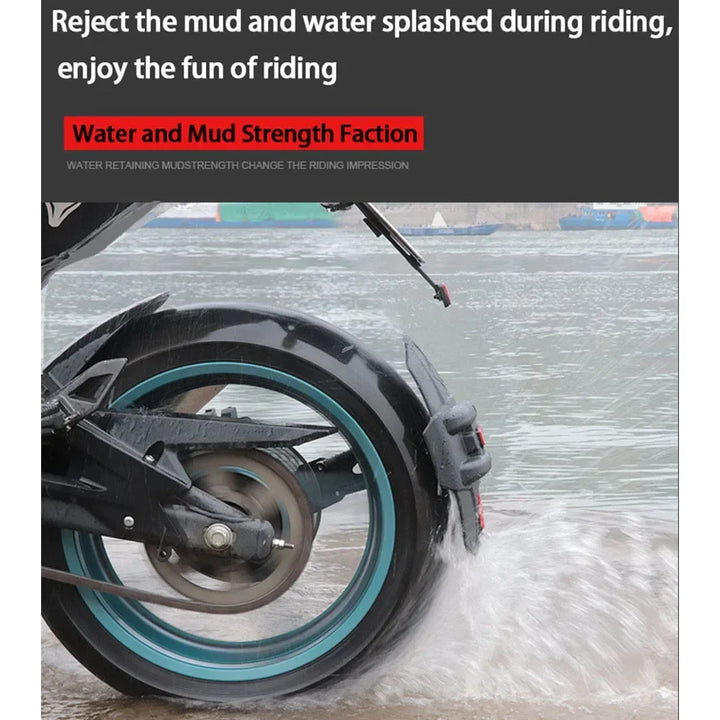 RoadGuard motorcycle upgrade: rear mudguard fender with carbon look & reflector