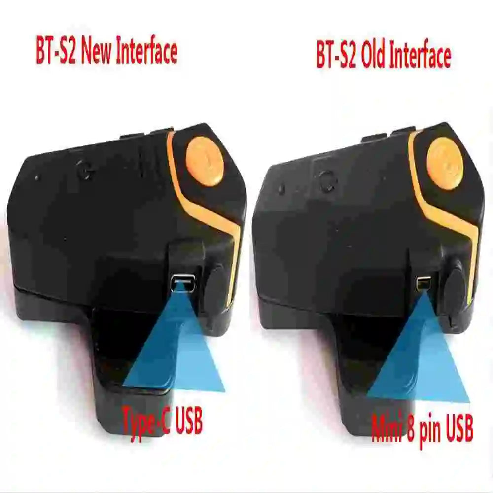 Waterproof motorcycle intercom with FM radio & 1000M range for group riding