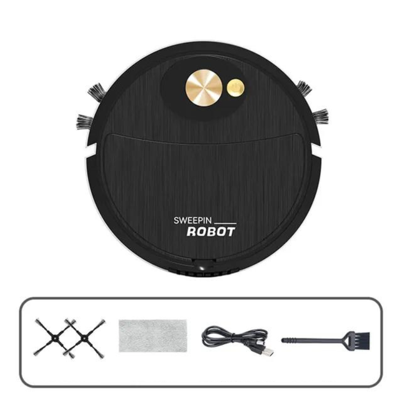 Automatic robot vacuum and mop, smart home cleaner for efficient, hands-free floor maintenance & dust removal.