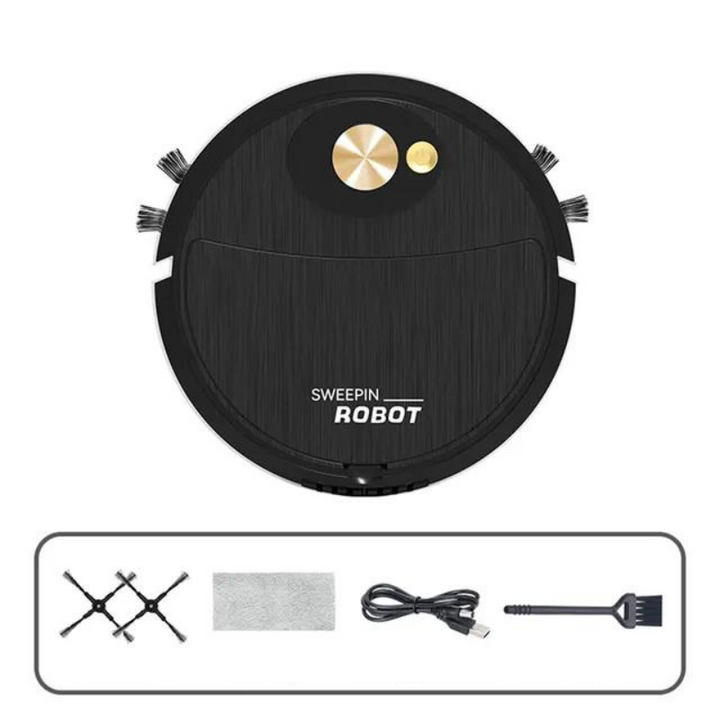 Automatic robot vacuum and mop, smart home cleaner for efficient, hands-free floor maintenance & dust removal.