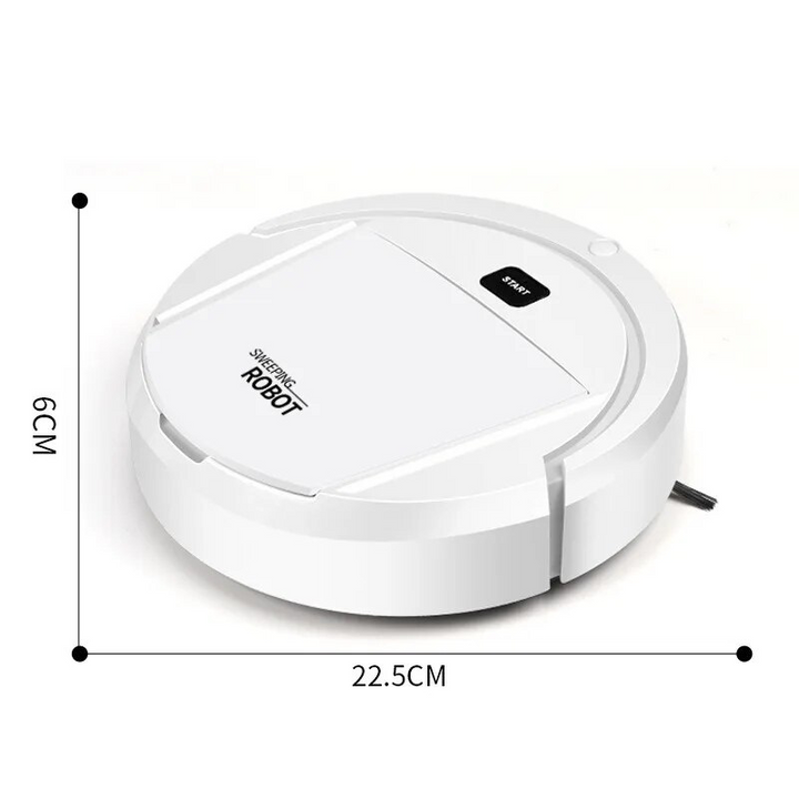 Modern smart home robot vacuum and mop, an automatic cleaner for efficient, quiet floor care & dust removal.