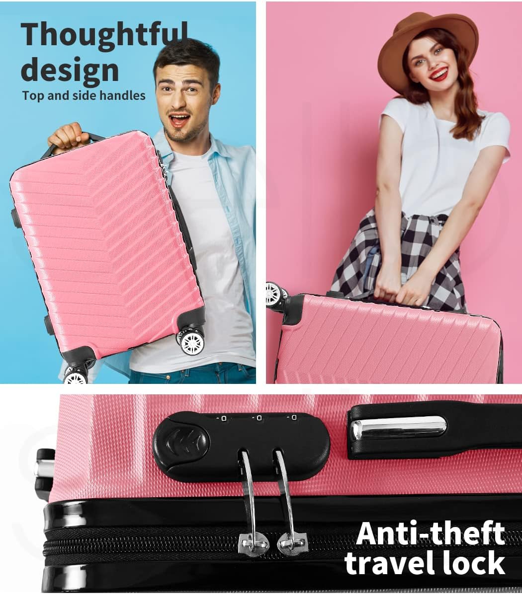 Rosemont unisex travel bag: a hardshell carry-on with effortless spinner wheels and integrated lock