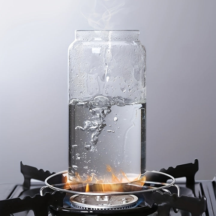 Empty LunaSeal glass jar, showcasing its durable, BPA-free design for kitchen storage.