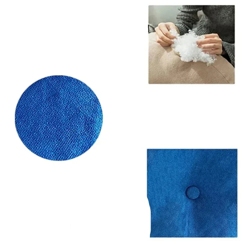 Stylish round seat cushion for floor, perfect meditation pillow & zen home decor accent.