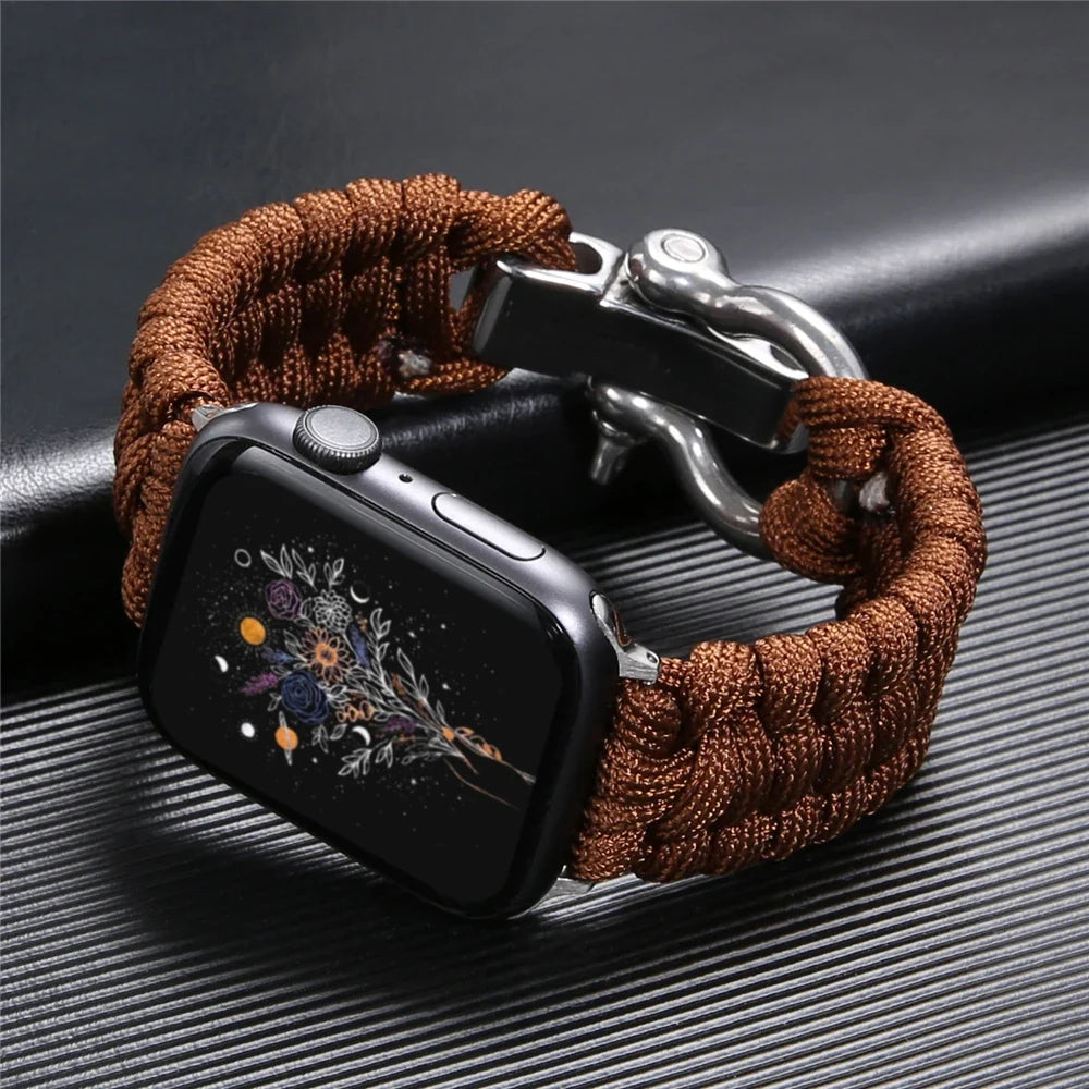 Durable Apple Watch band for an active lifestyle. Rugged watch strap, unisex accessory for smart watch.