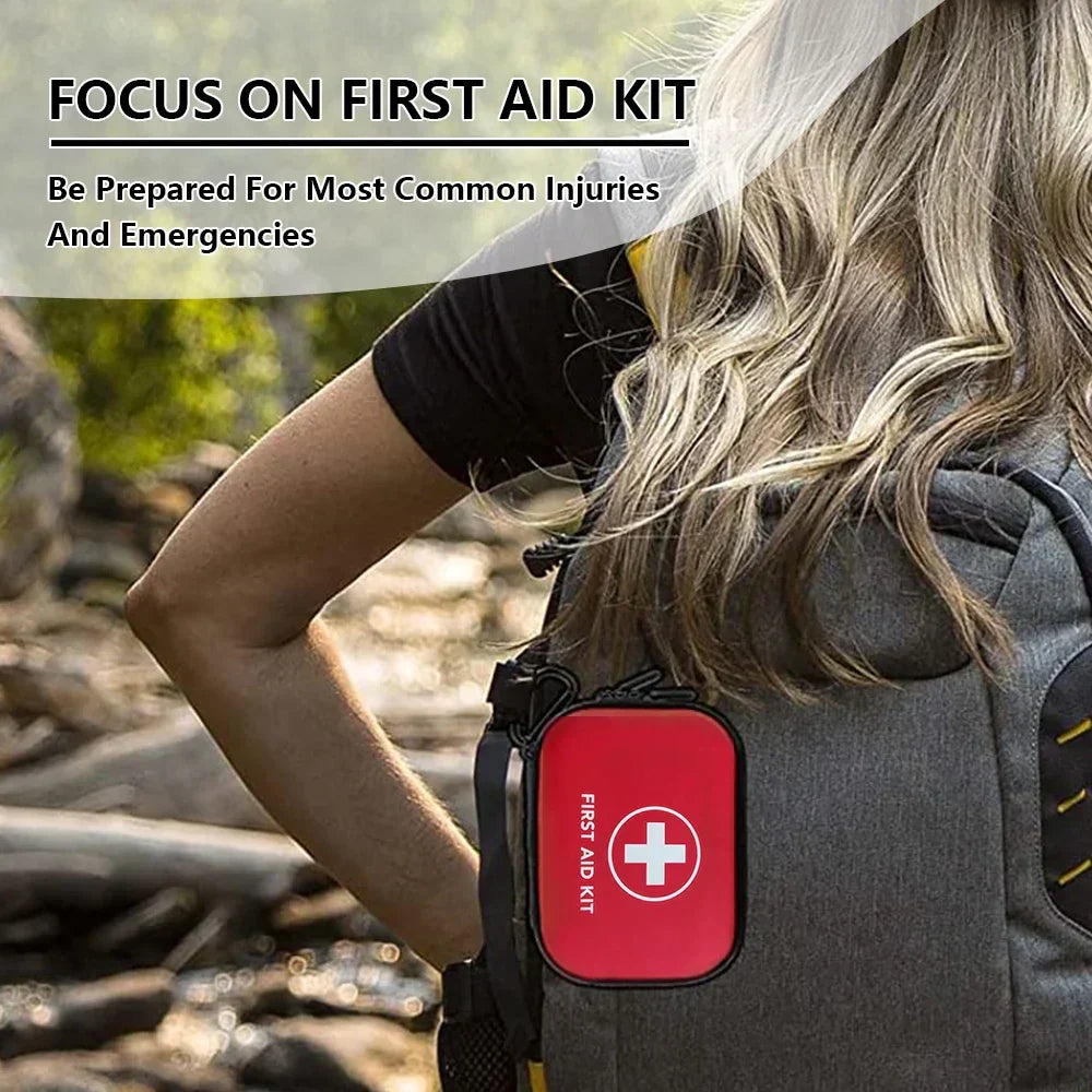 SafeKit Pro 91-piece emergency first aid kit, durable and ready for any outdoor or indoor emergency.