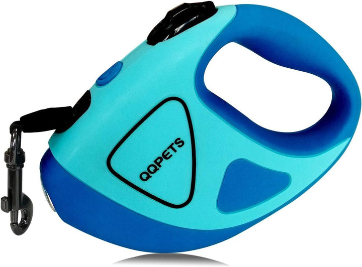 Modern retractable dog accessory with LED lighting, improving safety for you & your dog at night.