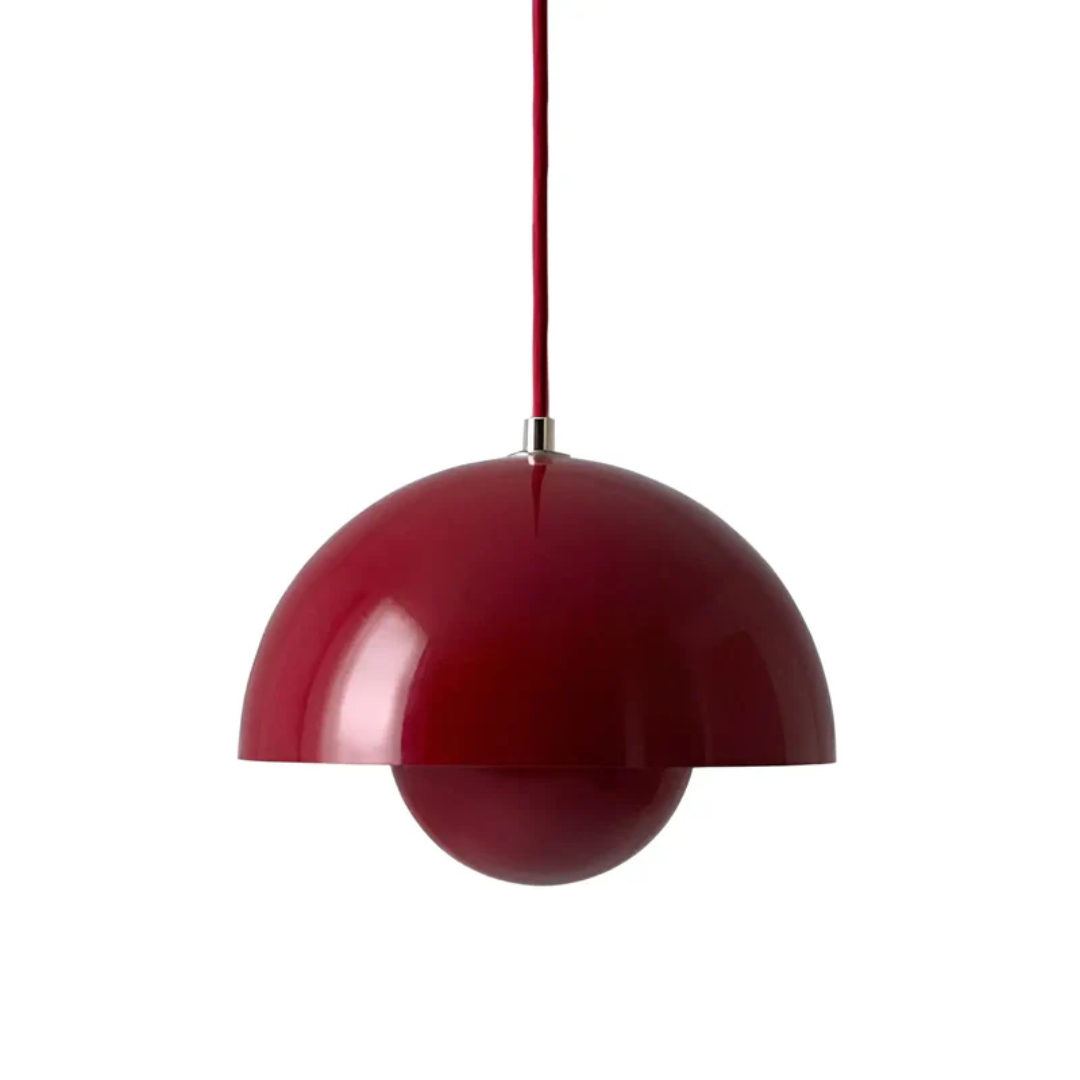 Modern LED pendant in bloom design, Scandinavian style, provides bright, even illumination