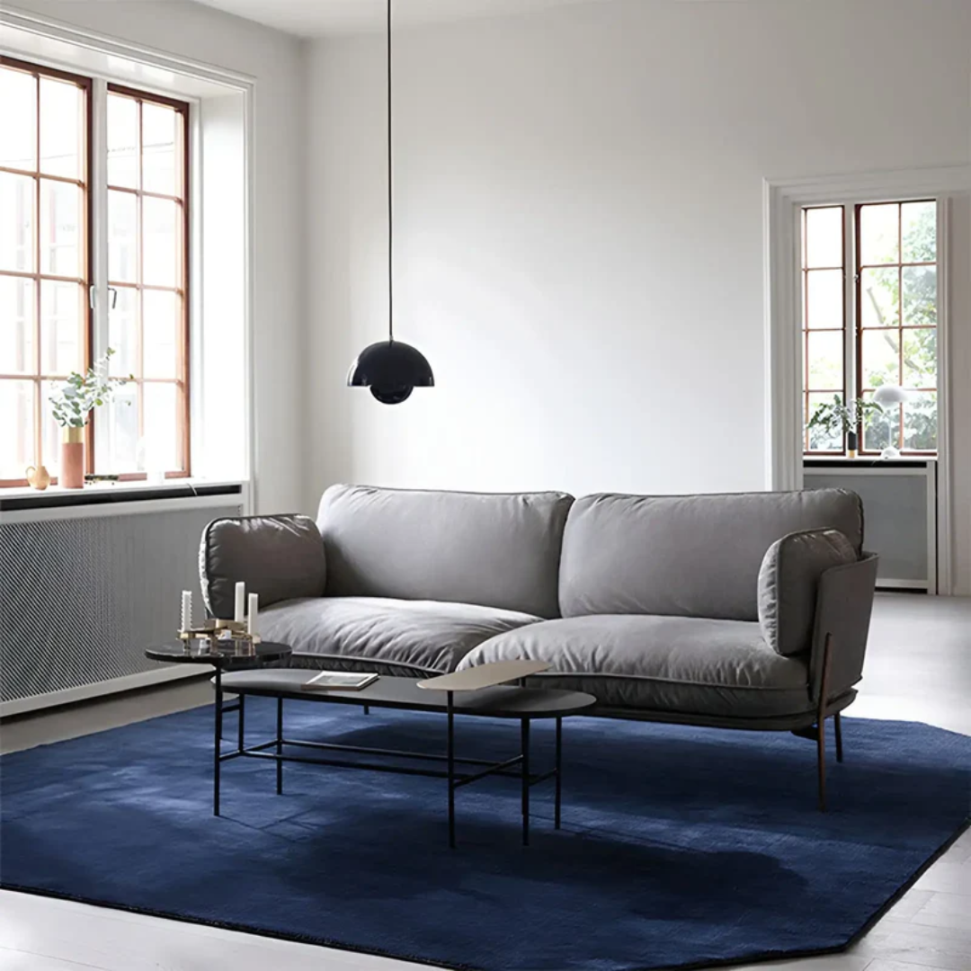 Designer Scandinavian LED lamp, flower shaped, bringing a natural touch to home lighting
