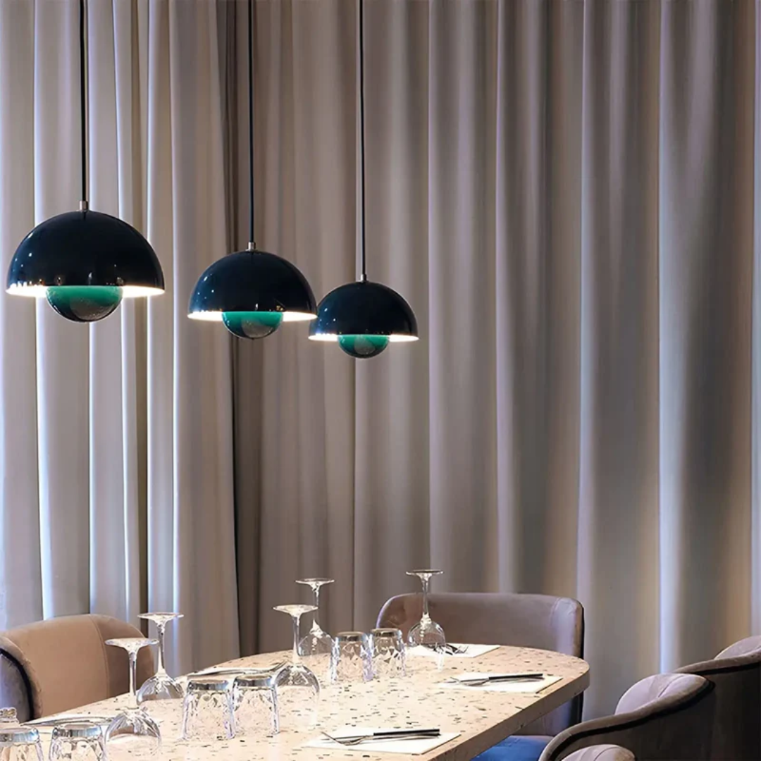 Elegant Nordic LED flower pendant, modern lighting solution, adds beauty to any home