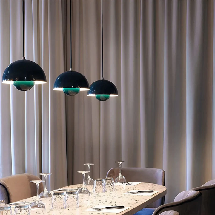 Elegant Nordic LED flower pendant, modern lighting solution, adds beauty to any home
