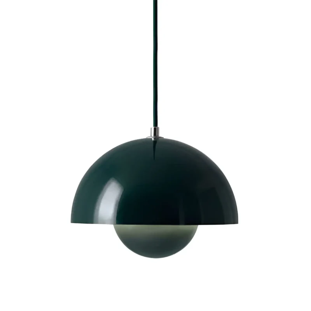 Nordic design LED pendant lamp, flower shape, emitting soft, warm light for home decor