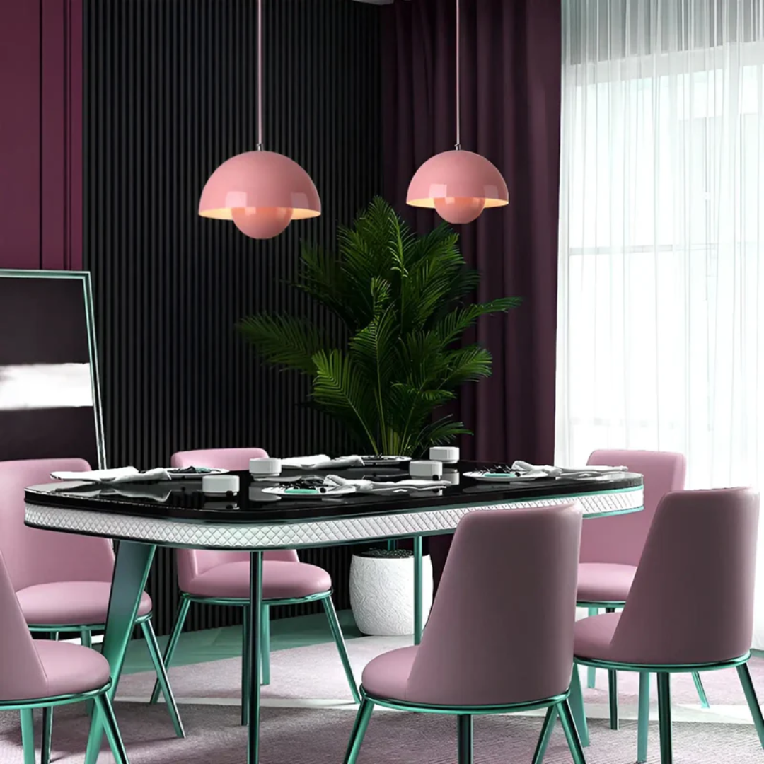 Nordic LED lamp, flower shape, elegant and functional, perfect addition to modern homes