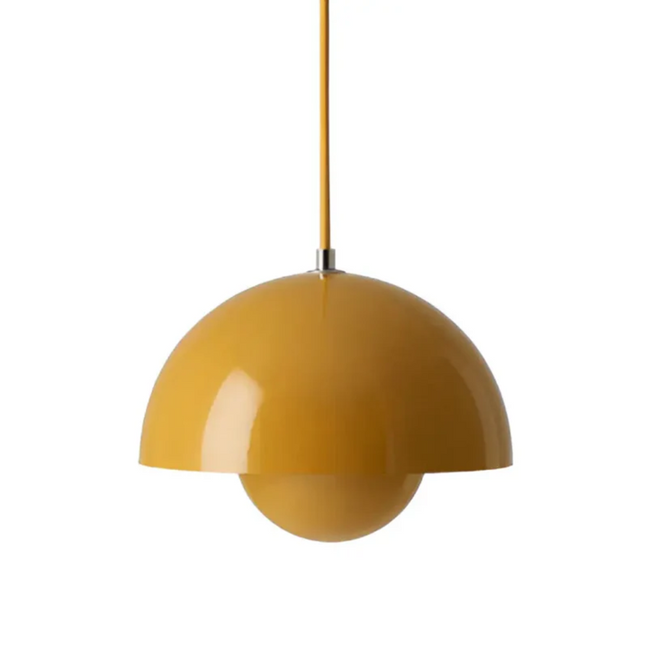 Contemporary floral LED lamp, Nordic design, suspended, providing ambient home lighting