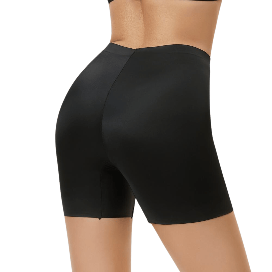 Invisible compression underwear, women's seamless high waist brief for tummy control.