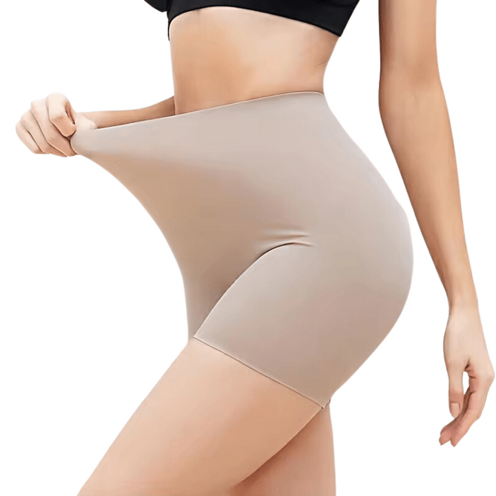 Everyday women's seamless high waist shaping brief, offering smooth compression and invisibility.