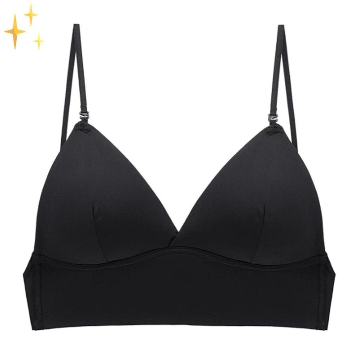 Women's invisible low back bra, seamless design for backless dresses & tops, essential intimate apparel.