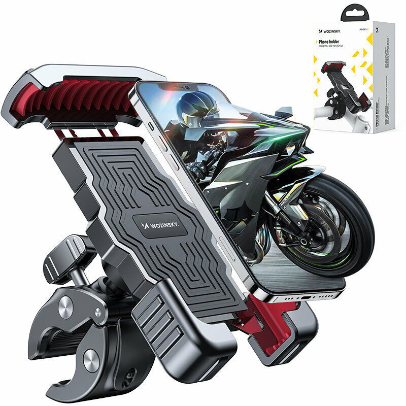 SecureGrip universal bike smartphone mount for hands-free navigation & safe cycling.