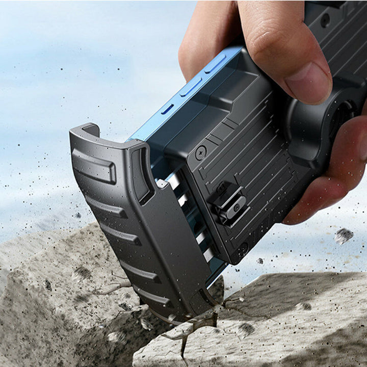 Universal bicycle smartphone holder by SecureGrip for safe, stable cycling navigation.