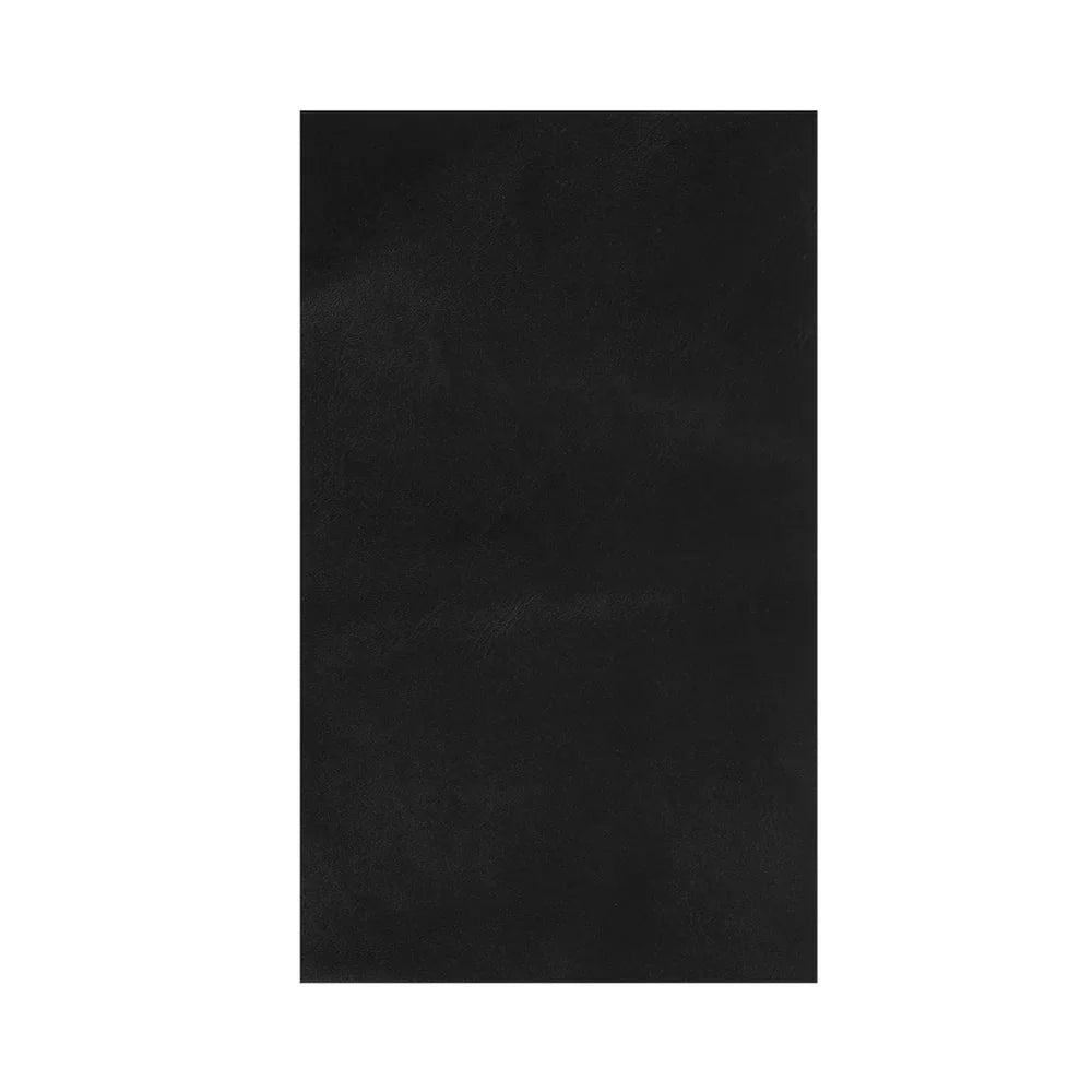 Self-adhesive leather repair patch for damaged furniture upholstery.