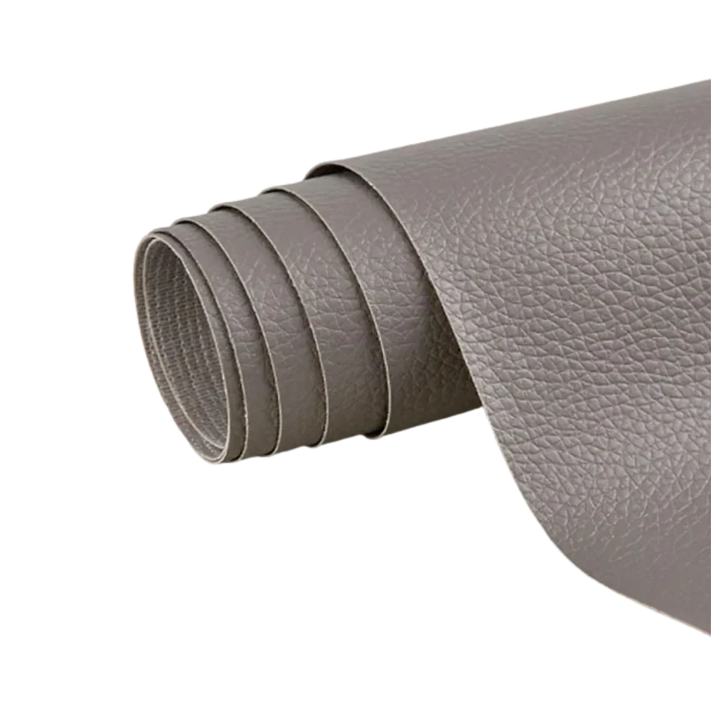 Self-adhesive leather patch for easy, professional-looking furniture repair.