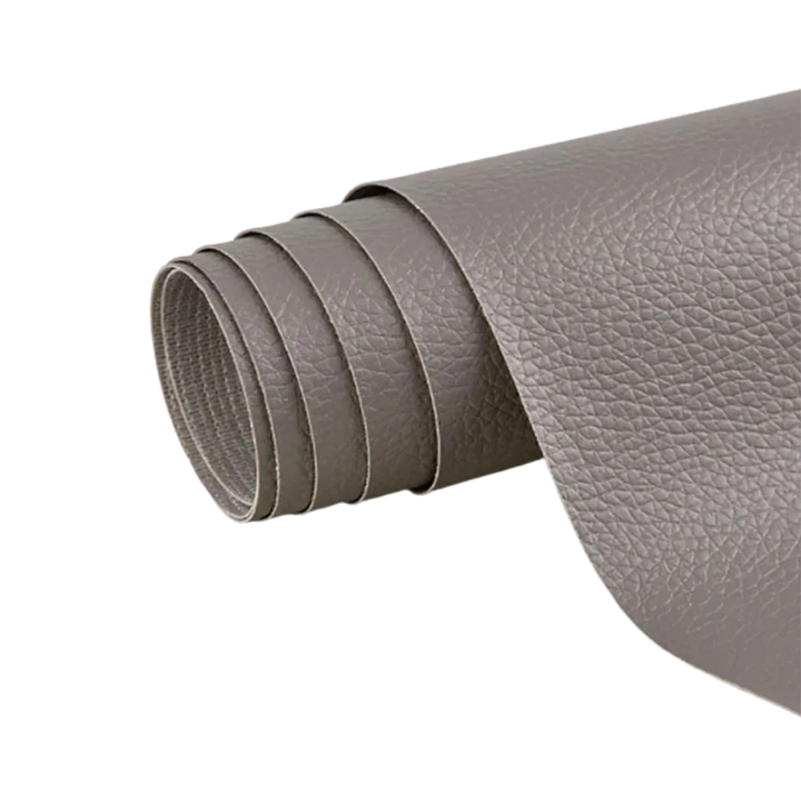 Self-adhesive leather patch for easy, professional-looking furniture repair.