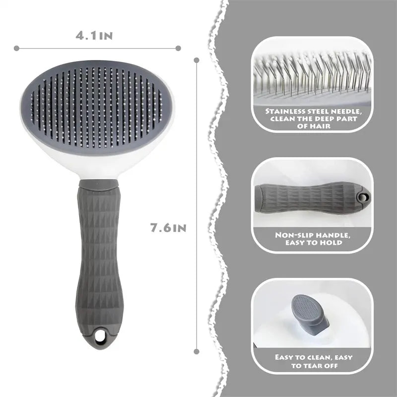High-quality pet brush promoting healthy fur and skin for your dog or cat