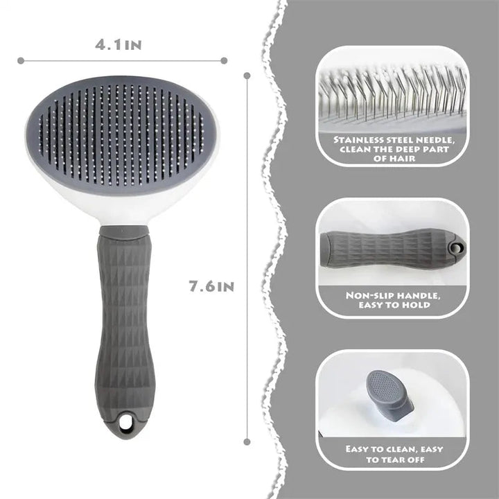 High-quality pet brush promoting healthy fur and skin for your dog or cat