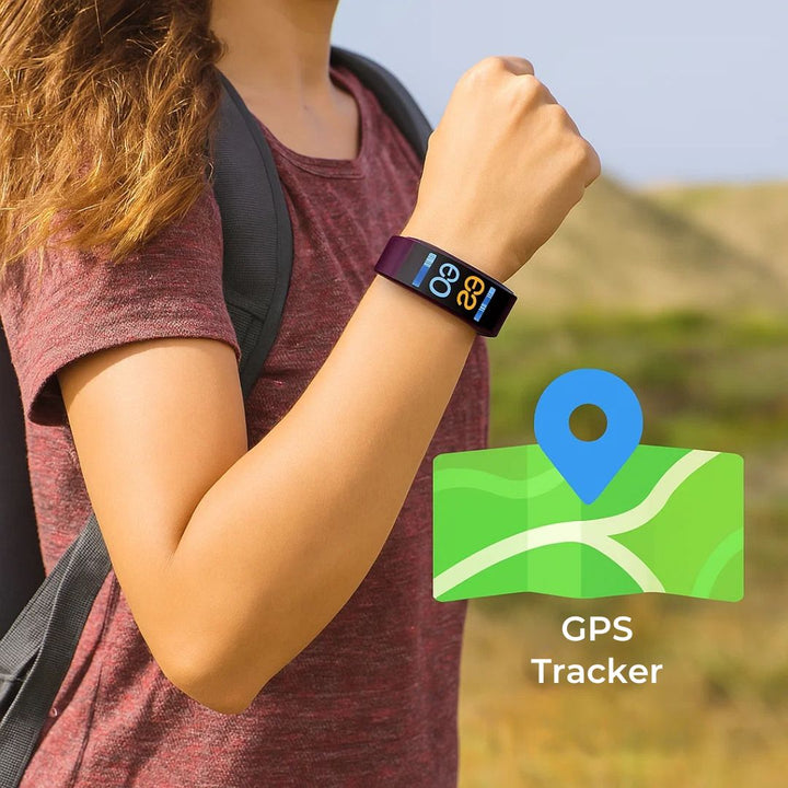 GPS tracker smartwatch for seniors, offering real-time location and geo-fencing for peace of mind.