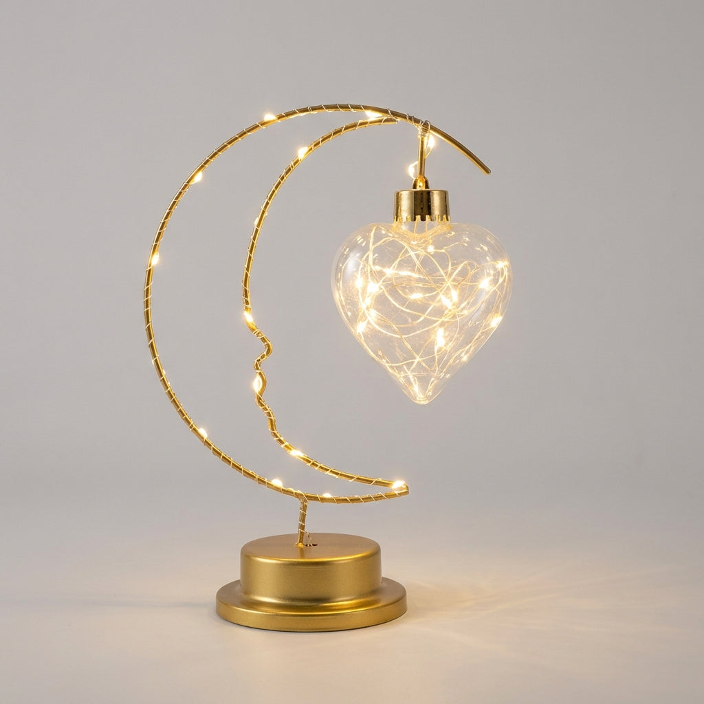 Serenlite moon table lamp, an LED decorative light for ambient and relaxing night time atmosphere