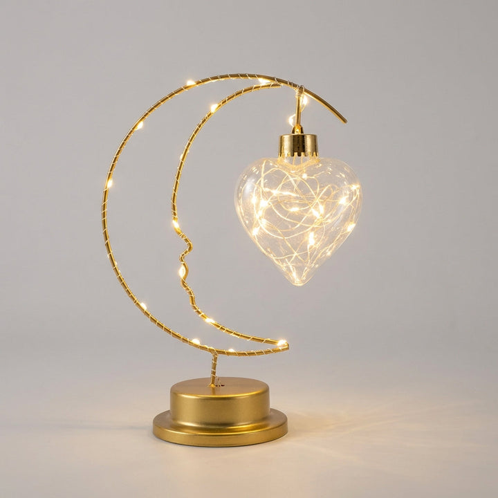 Serenlite moon table lamp, an LED decorative light for ambient and relaxing night time atmosphere