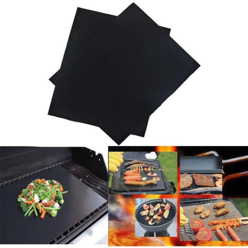 Durable 2-piece silicone non-stick grill and baking mats. Perfect reusable oven liners for healthy cooking.