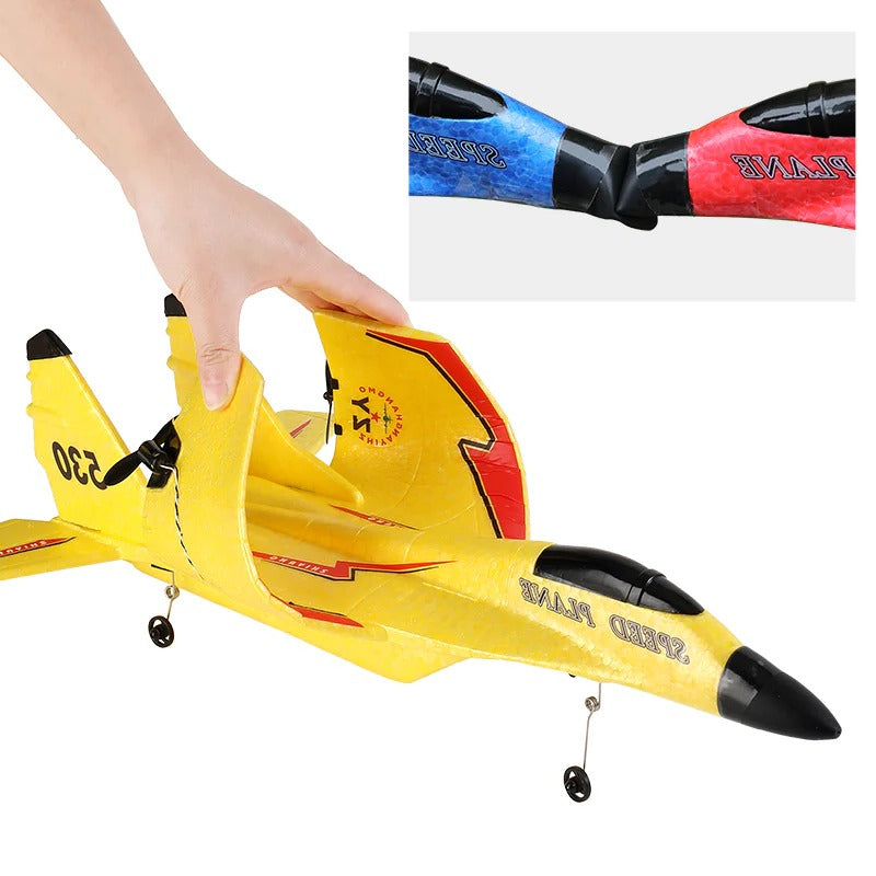 Advanced shatter-resistant RC plane, a durable toy aircraft for hobbyists & enthusiasts seeking robust aerial fun.