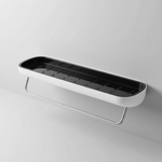 Black with towel holder