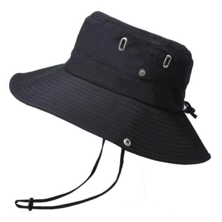 Water-resistant bucket hat, ShieldFlex Pro, perfect for hiking, fishing, travel