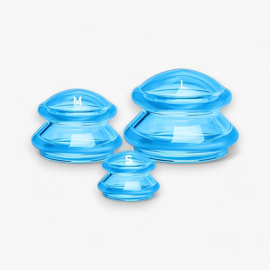 Women's cellulite reduction cupping set, reusable silicone body massagers for at-home skincare therapy.