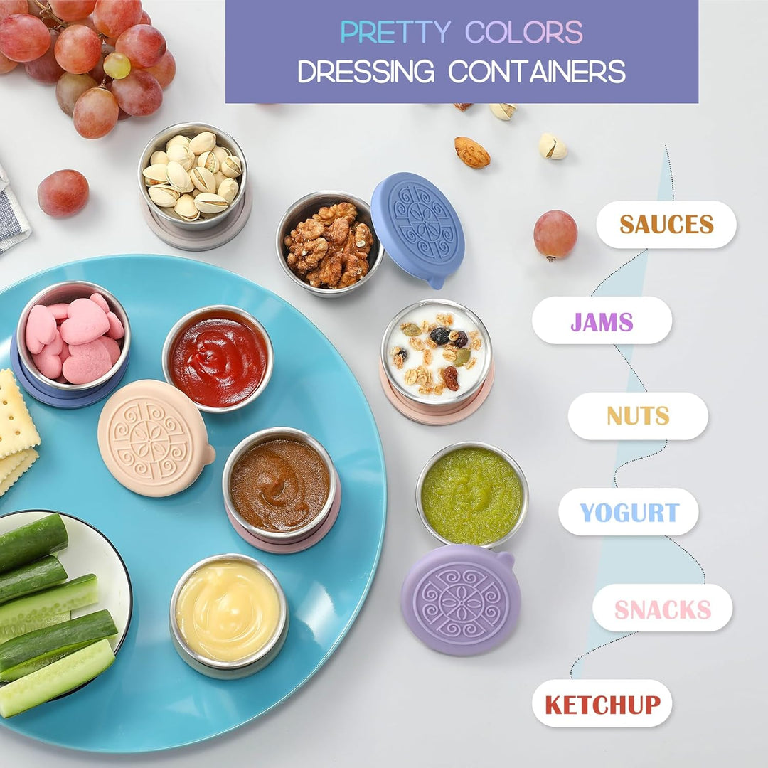 Meal prep solution: FlavorPods leakproof stainless steel sauce cup set