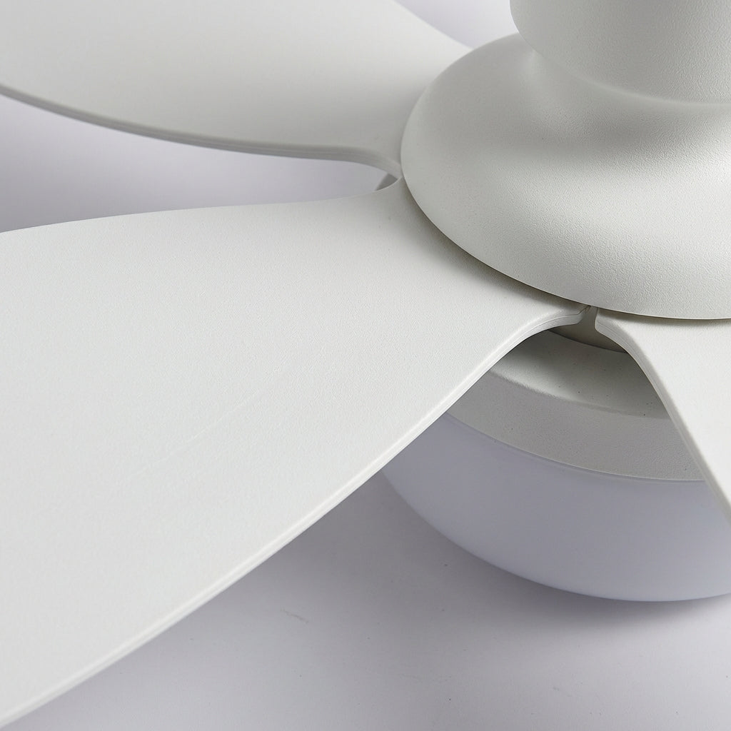 Smart home cooling and lighting: SkyeLight remote controlled LED ceiling fan fixture
