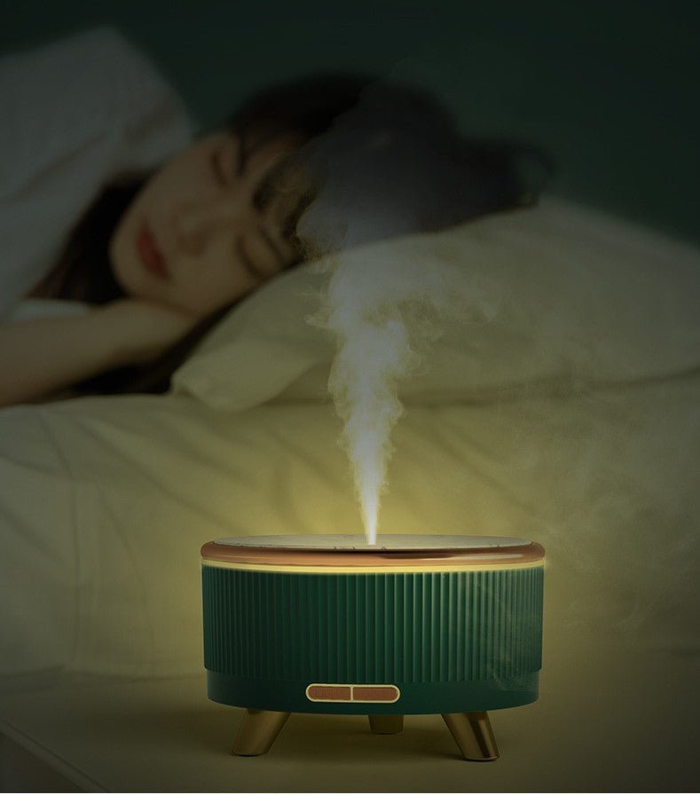 Modern AromaSphere aromatherapy humidifier & diffuser. Stylish home decor piece improves air quality with essential oils.