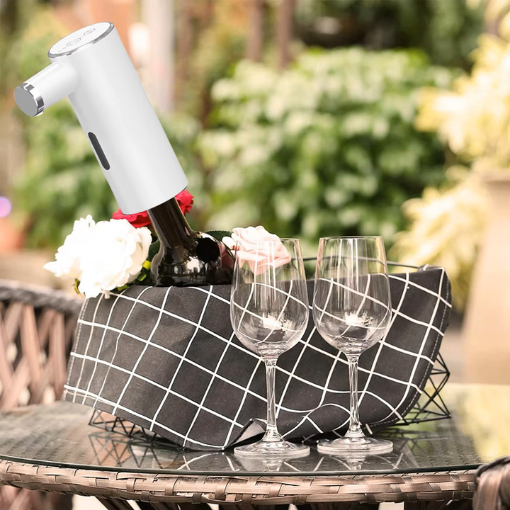 Rechargeable smart liquor dispenser, an automatic pourer for easy, precise cocktail making at home.