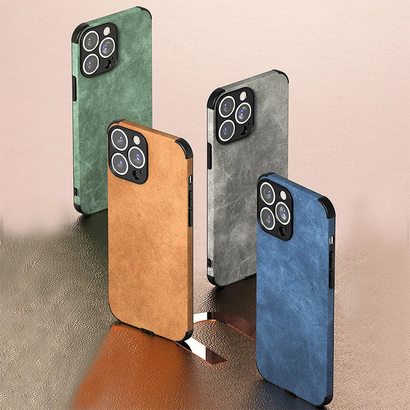 Sleek iPhone case with advanced camera protection & shockproof design. Durable phone protection tech accessory.