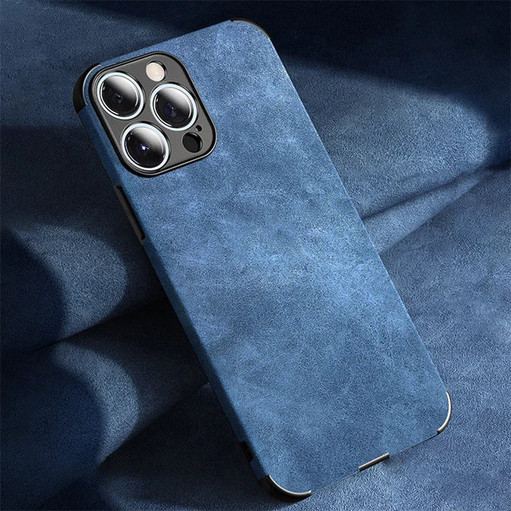 iPhone case featuring raised camera defense. Shockproof mobile cover for iPhone 16/15/14/13 models.